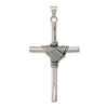 Lex & Lu Sterling Silver Antiqued Cross Pendant LAL105910 - Lex & Lu