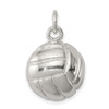 Lex & Lu Sterling Silver Volleyball Charm LAL106107 - Lex & Lu