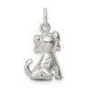 Lex & Lu Sterling Silver Doggie w/Bone Charm - 4 - Lex & Lu