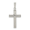 Lex & Lu Sterling Silver Polished Cross Pendant LAL106222 - Lex & Lu