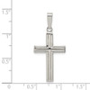 Lex & Lu Sterling Silver Polished Cross Pendant LAL106222 - 3 - Lex & Lu