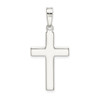 Lex & Lu Sterling Silver Polished Cross Pendant LAL106222 - 4 - Lex & Lu