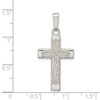 Lex & Lu Sterling Silver Polished Cross Pendant LAL106223 - 3 - Lex & Lu