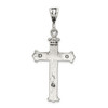 Lex & Lu Sterling Silver Antiqued Crucifix Charm LAL106254 - 4 - Lex & Lu