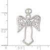 Lex & Lu Sterling Silver CZ Angel Pendant LAL106273 - 3 - Lex & Lu