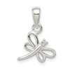 Lex & Lu Sterling Silver Dragonfly Pendant LAL106362 - Lex & Lu