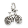 Lex & Lu Sterling Silver Antiqued Bicycle Charm - 5 - Lex & Lu