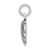 Lex & Lu Sterling Silver Antiqued Seashell Charm - 2 - Lex & Lu