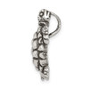 Lex & Lu Sterling Silver Antiqued Turtle Charm LAL106422 - 2 - Lex & Lu