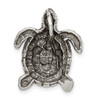 Lex & Lu Sterling Silver Antiqued Turtle Charm LAL106422 - 4 - Lex & Lu