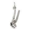 Lex & Lu Sterling Silver Antiqued Wrench Charm - Lex & Lu