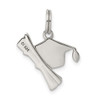 Lex & Lu Sterling Silver Enamel Graduation Cap & Diploma Charm - 3 - Lex & Lu Lex & Lu Sterling Silver Enamel Graduation Cap & Diploma Charm - 3 - Lex & Lu
