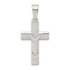 Lex & Lu Sterling Silver Polished Cross Pendant LAL106657 - Lex & Lu