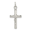 Lex & Lu Sterling Silver Polished Crucifix Cross Pendant LAL106735 - Lex & Lu