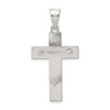 Lex & Lu Sterling Silver Polished Box Cross Crucifix Pendant - 4 - Lex & Lu