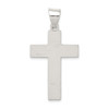 Lex & Lu Sterling Silver Polished & Textured Crucifix Pendant LAL106743 - 4 - Lex & Lu