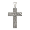 Lex & Lu Sterling Silver Antiqued & Textured Crucifix Pendant - 4 - Lex & Lu