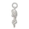 Lex & Lu Sterling Silver Polished Full Angel Figure 3-D Pendant - 2 - Lex & Lu