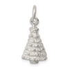 Lex & Lu Sterling Silver Christmas Tree Charm LAL106828 - Lex & Lu