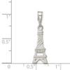 Lex & Lu Sterling Silver Polished Eiffel Tower Charm - 3 - Lex & Lu