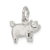 Lex & Lu Sterling Silver Pig Charm LAL107239 - 5 - Lex & Lu