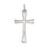 Lex & Lu Sterling Silver Polished CZ Cross Pendant LAL107282 - 3 - Lex & Lu