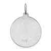 Lex & Lu Sterling Silver w/Rhodium Spanish Saint Anne Medal Pendant - 3 - Lex & Lu