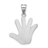 Lex & Lu Sterling Silver Enameled Autism Handprint Pendant - 3 - Lex & Lu