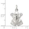 Lex & Lu Sterling Silver Frog Charm LAL107607 - 3 - Lex & Lu