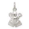 Lex & Lu Sterling Silver Frog Charm LAL107611 - Lex & Lu