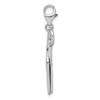 Lex & Lu Sterling Silver Polished Movable Scissors w/Lobster Clasp Charm - 2 - Lex & Lu