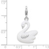 Lex & Lu Sterling Silver 3-D Enameled Swanw/Lobster Clasp Charm - 4 - Lex & Lu