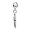 Lex & Lu Sterling Silver Antiqued SPOILED w/Lobster Clasp Charm - 3 - Lex & Lu