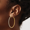 Lex & Lu Sterling Silver & Gold-plated Diamond Mystique Round Hoop Earrings - 3 - Lex & Lu