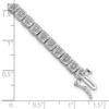 Lex & Lu Sterling Silver w/Rhodium Diamond Bracelet LAL108695 - 4 - Lex & Lu