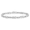 Lex & Lu Sterling Silver Diamond Bracelet LAL108723 - 3 - Lex & Lu