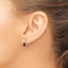 Lex & Lu Sterling Silver Diamond & Smoky Quartz Earrings LAL109156 - 3 - Lex & Lu