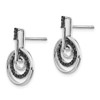 Lex & Lu Sterling Silver Diamond Earrings LAL109357 - 2 - Lex & Lu