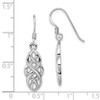 Lex & Lu Sterling Silver w/Rhodium Infinity Design Earrings - 4 - Lex & Lu