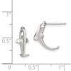 Lex & Lu Sterling Silver Dolphin Mini Earrings LAL109821 - 4 - Lex & Lu