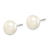 Lex & Lu Sterling Silver w/Rhodium Multi-Color Set of 5 FWC Pearl Button Studs - 2 - Lex & Lu