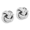 Lex & Lu Sterling Silver w/Rhodium Love Knot Post Earrings LAL110077 - 2 - Lex & Lu