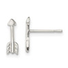 Lex & Lu Sterling Silver Polished Arrow Post Earrings - Lex & Lu