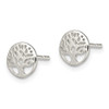 Lex & Lu Sterling Silver Tree Post Earrings - 2 - Lex & Lu