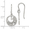 Lex & Lu Sterling Silver Circle Clover & Celtic Knot Dangle Earrings - 4 - Lex & Lu