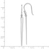 Lex & Lu Sterling Silver w/Rhodium Spike Dangle Earrings - 4 - Lex & Lu