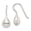 Lex & Lu Sterling Silver Polished Teardrop Earrings - Lex & Lu