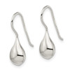 Lex & Lu Sterling Silver Polished Teardrop Earrings - 2 - Lex & Lu