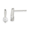 Lex & Lu Sterling Silver CZ Earrings LAL110742 - Lex & Lu