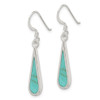 Lex & Lu Sterling Silver Dangling Turquoise Earrings LAL110832 - 2 - Lex & Lu